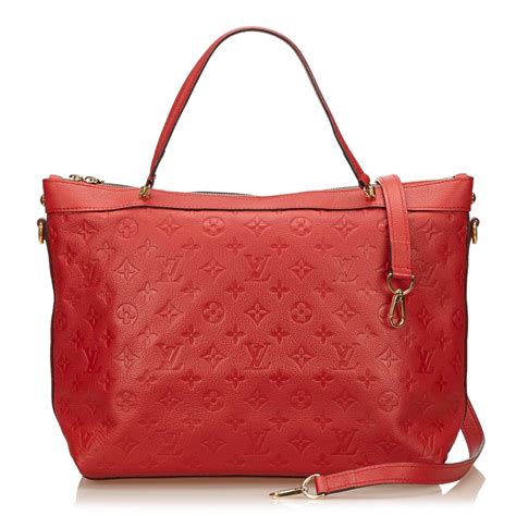 louis vuitton bags red